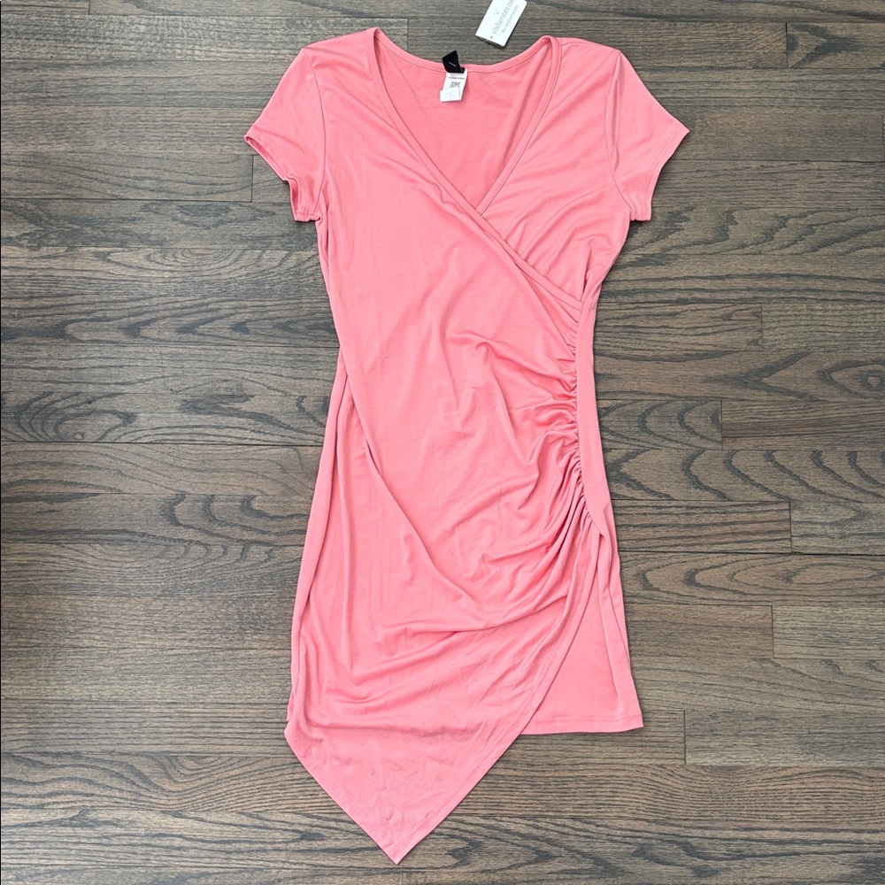 Windsor Pink Asymmetrical Wrap Dress